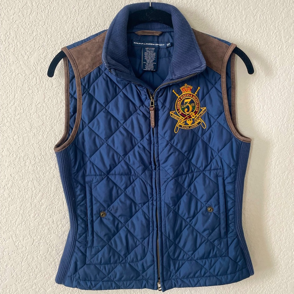 Ralph Lauren Sport Navy Vest